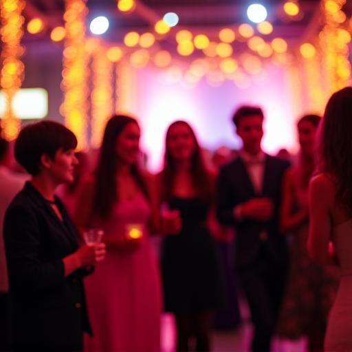 Suasana meriah sebuah acara korporat